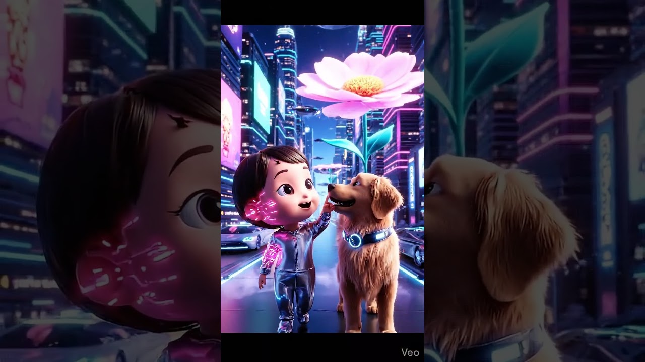 AI Baby aur Kutta ⏳ Time Travel Par | Aisa Video Pehli Baar YouTube Par 😲 