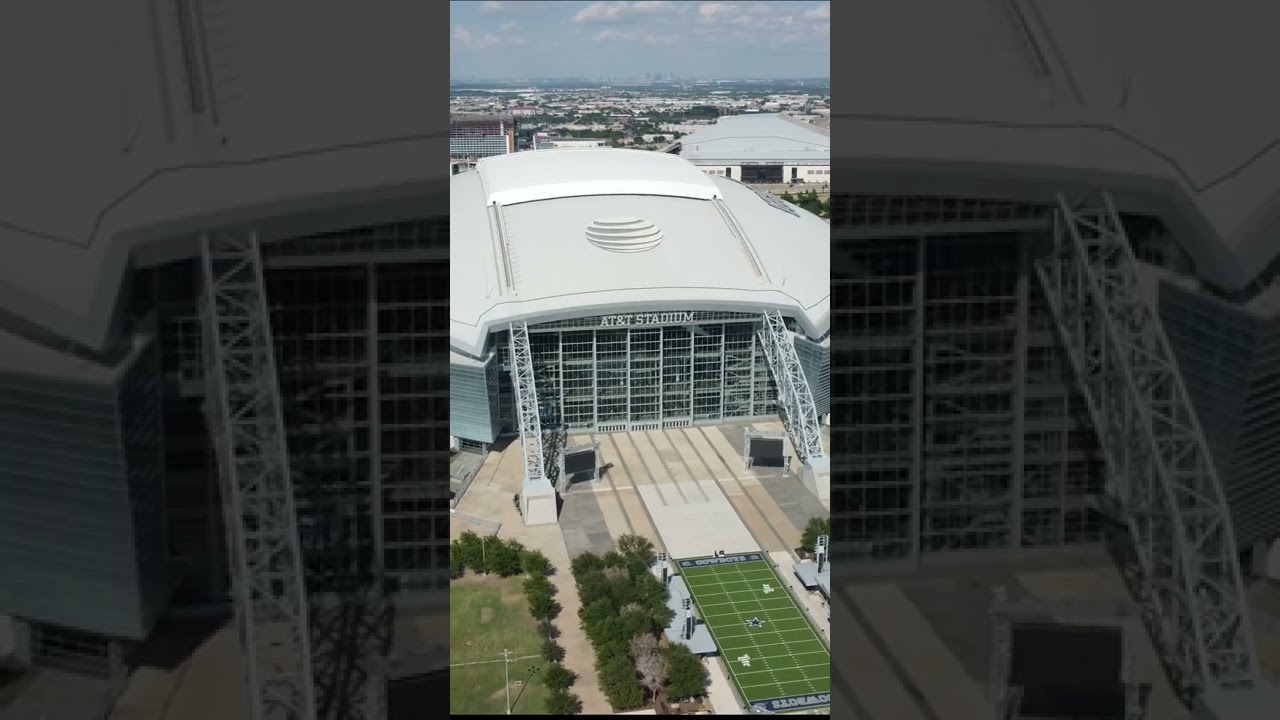 AT&T Stadium at Sunrise (DJI Mini 2 Drone Video)