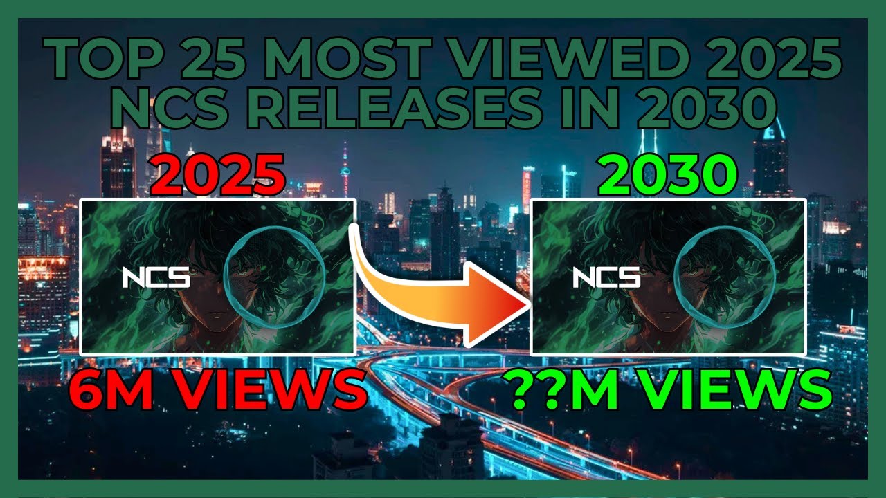 Top 25 Most Viewed 2025 NCS Releases In 2030 (Projection)