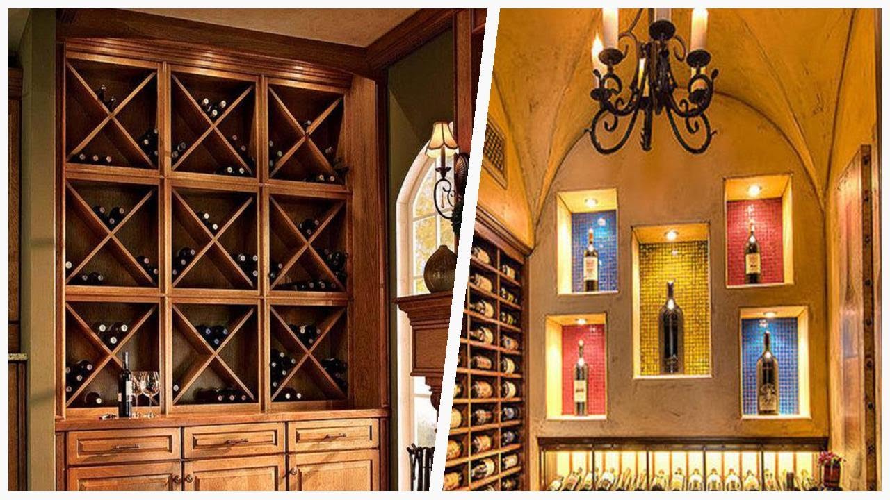 75 Orange Medium Tone Wood Floor Wine Cellar Design Ideas You'll Love 🔴