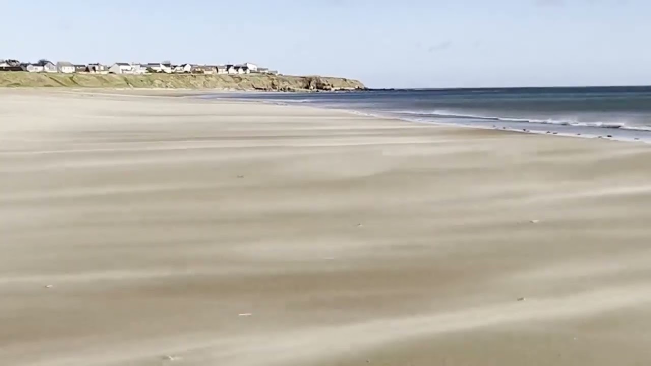 Storm Otto Winds Blow Sand Along Sunderland Beach