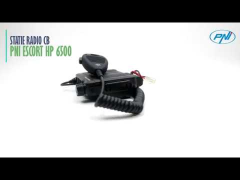 Statie radio auto CB antena, PNI Escort HP 6500 S75, 4 W, 12 V, ASQ reglabil, squelch automat, RF Gain, blocare tastatura, canale urgenta, distanta de detectie 10 km, negru