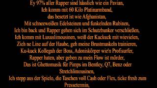 Kollegah - Flex, Sluts Rock'n Roll (LYRICS ON SCREEN) [HQ]