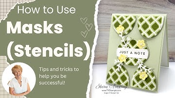How to Use Craft Stencils for Card Making: Easy Background Techniques