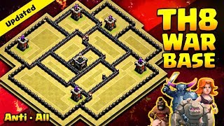 Best TH8 War Base 2017 | Unbeatable | Anti Everything | Clash of clans screenshot 5