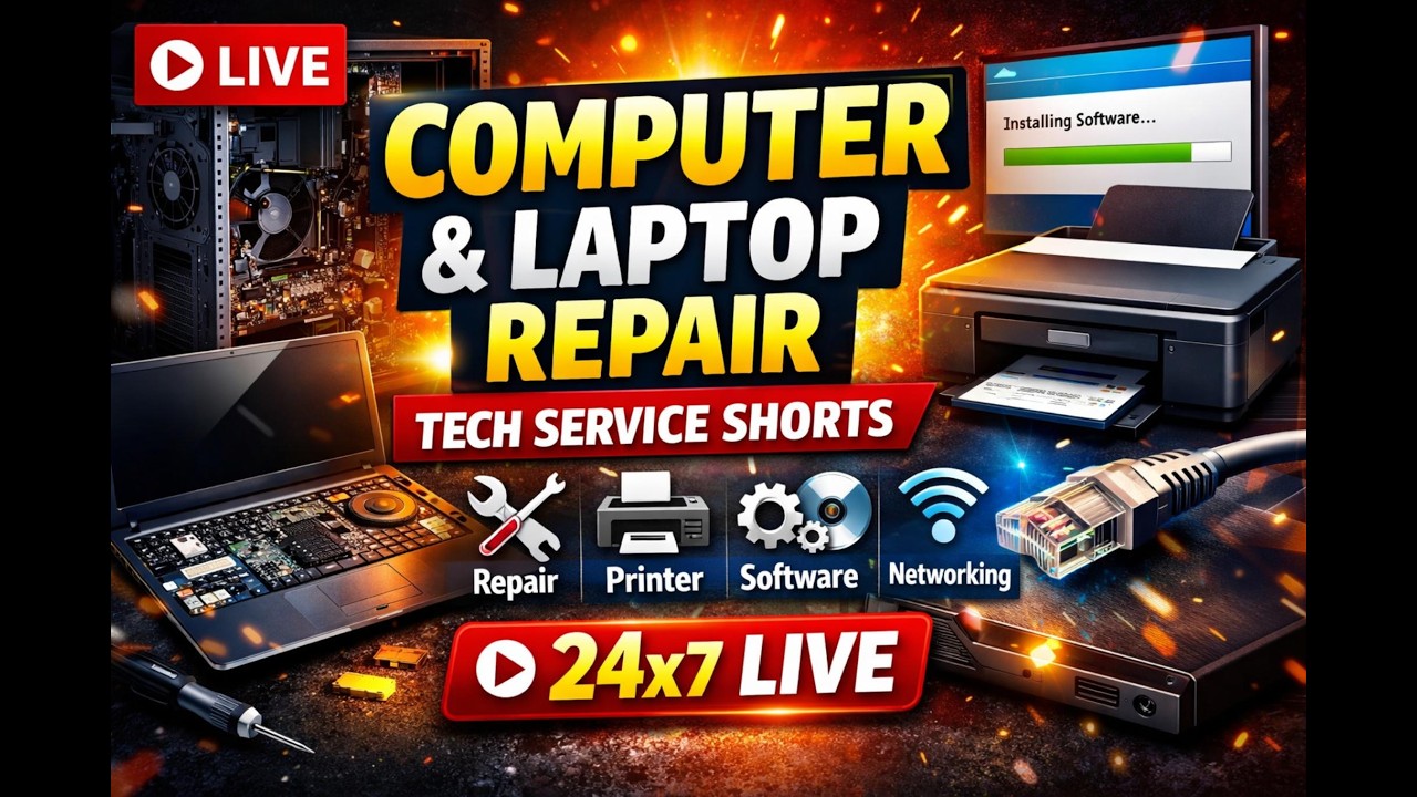 🔴LIVE | Computer Services Shorts Live | All Computer Solutions | 24x7 ...