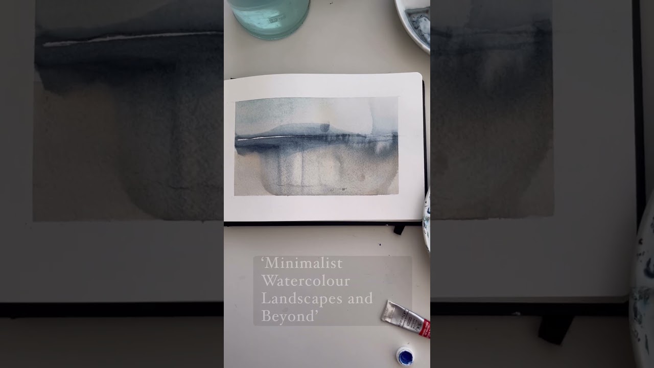 ‘Minimalist Watercolour Landscapes & Beyond’ short pre-recorded course 