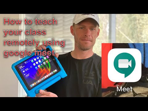 Video Basics of How to use Google Meet to Conduct class... - youtube