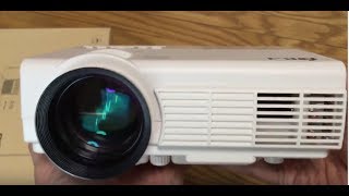 DR.J ミニ LED プロジェクター 1500ルーメン 1080PフルHD