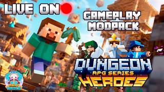 #53 - Gameplay para Relaxar - Minecraft Modpack: Dungeon Heroes