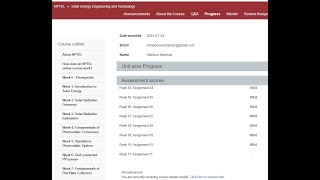 Week 11 & 12 Assignment Solutions: Solar Energy Engineering and Technology  2024