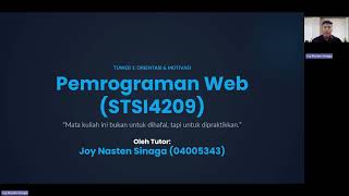 TUWEB 1 - Pemrograman Berbasis Web (STSI4209) - Joy Nasten Sinaga (04005343)