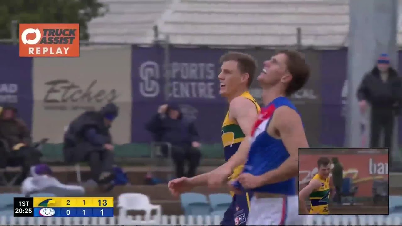 Eagles' Nicholas Hayes goals on run from 40m - Rd 9 Hostplus SANFL Snapshot