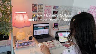 Balancing College Life And My Print-On-Demand Shop With Printify Christmas Season