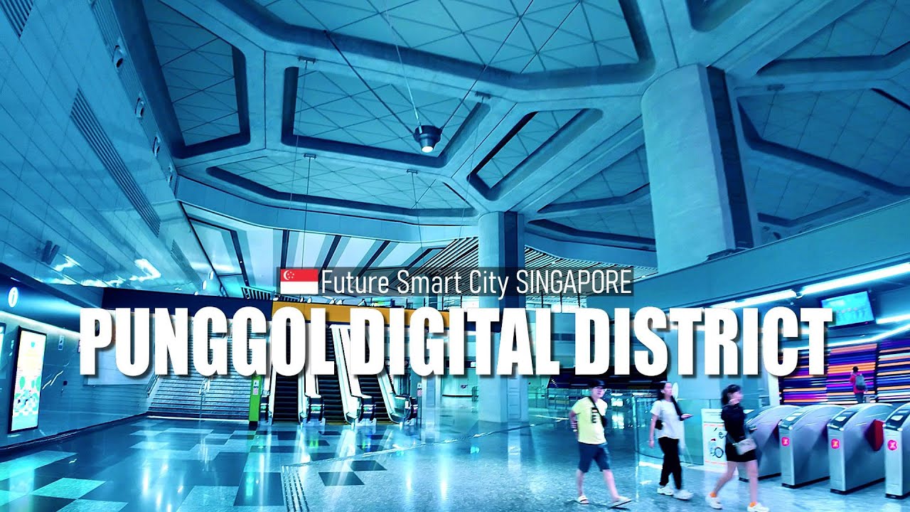 Punggol Digital District Is The Most Sci-Fi District in Singapore! 🇸🇬 - Virtual Walking Tour [4K]