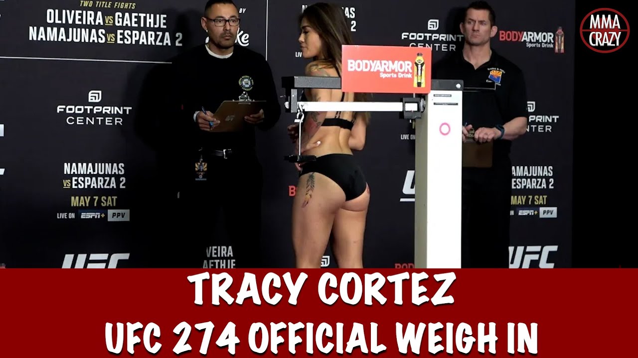 Download Tracy Cortez weighs in for UFC 274