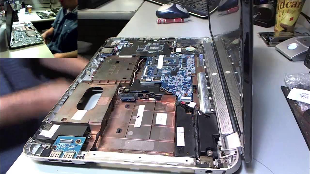Как разобрать ноутбук hp dv6