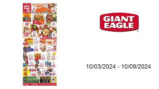Giant Eagle Weekly Ad (US) - 10/03/2024 - 10/09/2024