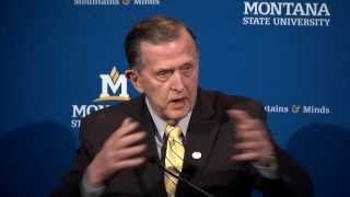 Press conference: Norm Asbjornson's $50 million gift to engineering at Montana State University