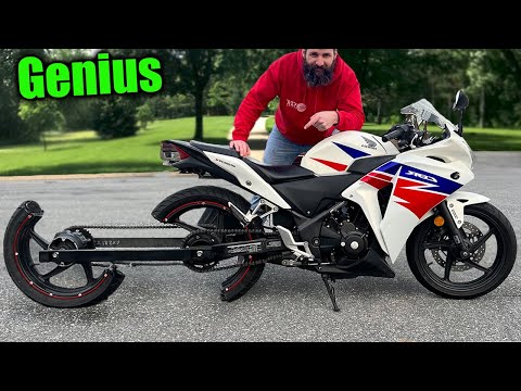 I Built a Split wheel Motorcycle, But will it work?