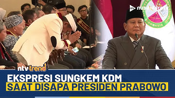 Momen Gubernur Dedi Mulyadi Sungkem Saat Disapa Presiden Prabowo | NTV TREND