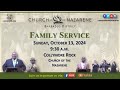 Nazarene Barbados District Family Service (Quarterly) - October 13, 2024