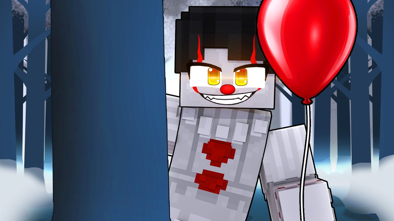 P3DRU virou o PENNYWISE no Minecraft por 24 HORAS