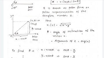 1.3 Polar Form of Complex Numbers
