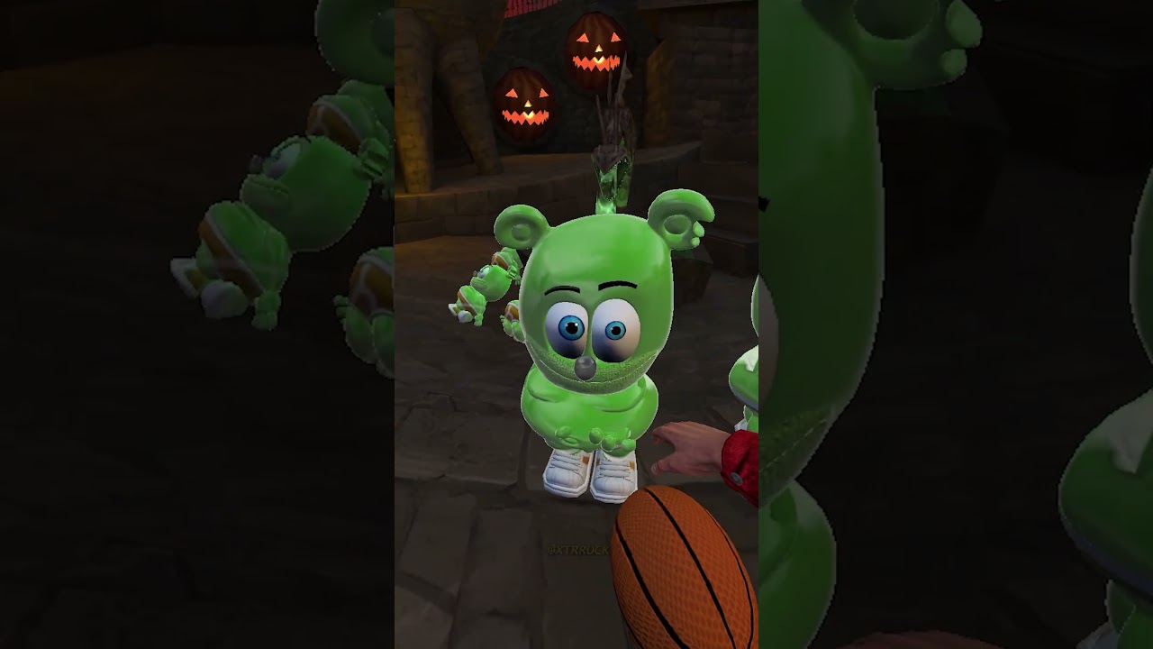 falling gummy bears in halloween town 