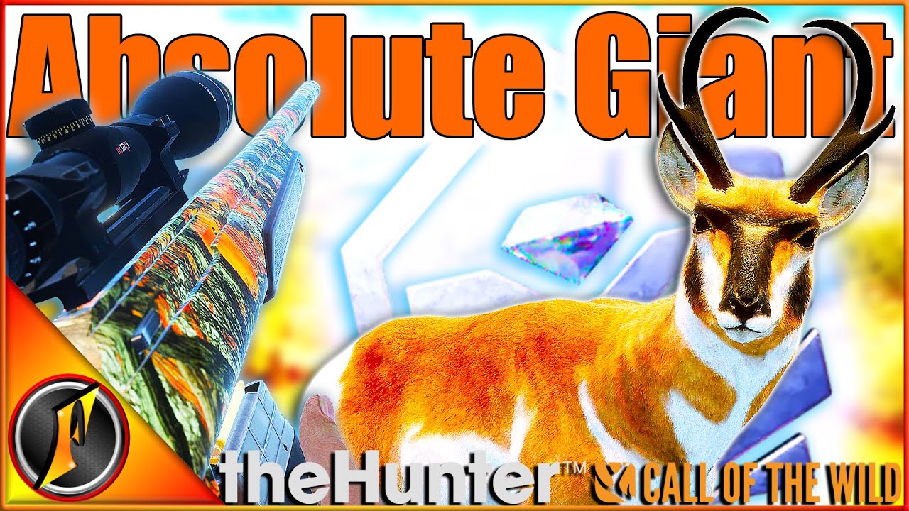 Absolute GIANT Diamond Pronghorn on Rancho! | theHunter Call of the Wild