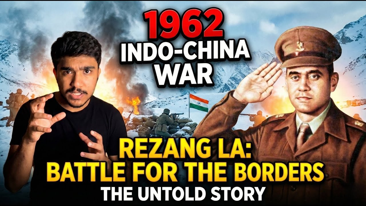 BATTLE OF REZANGLA | 1962 INDO-CHINA WAR | 120 SOLDIERS STORY 