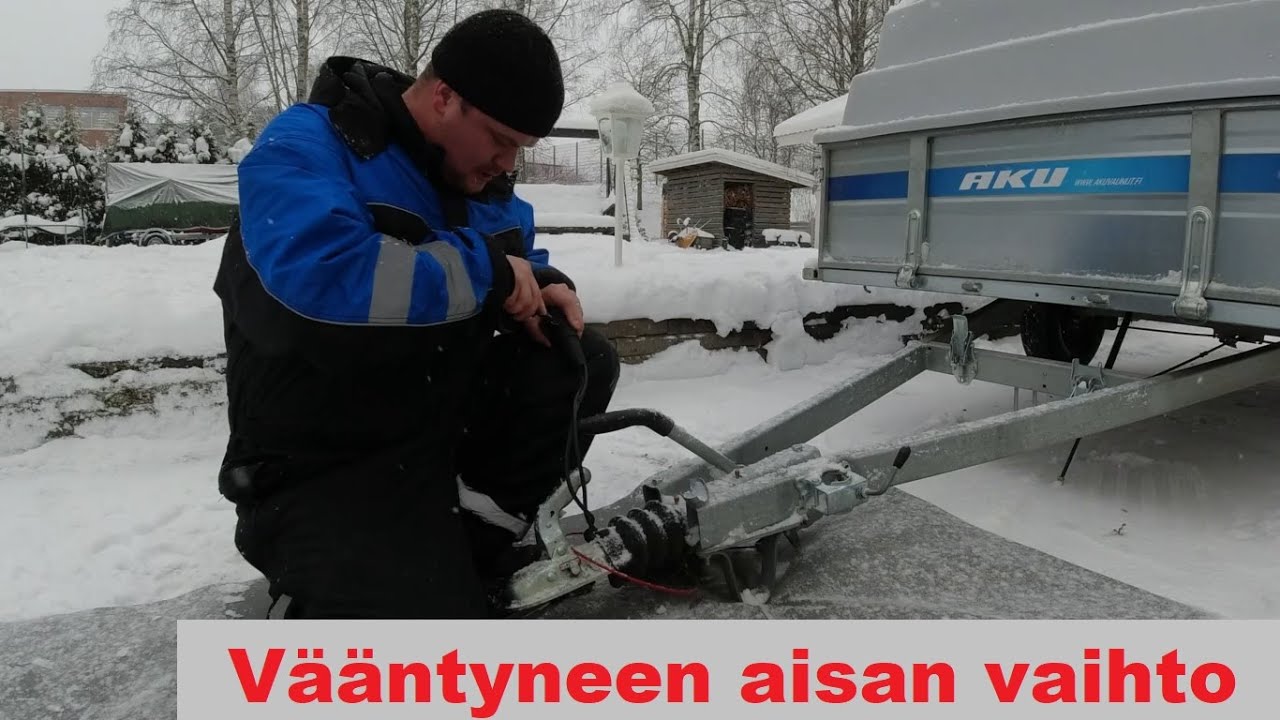 Peräkärryn aisan vaihto - Osa 1