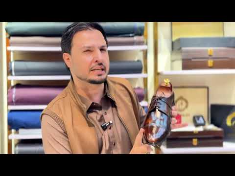 HANDCRAFTED LEATHER SHOES IN PAKISTAN BY JHONUM - video from JHONUM