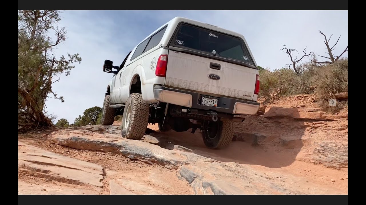 F250 at Top of the World in MOAB!!