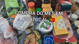 COMPRA DO MÊS EM PORTUGAL 🇵🇹  QUANTO GASTAMOS ? ( CONTINENTE).