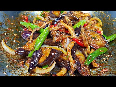 가지를 싫어하는 울 아버지도 인정한 맛! ✔️이거 진심 맛있습니다! 🍆매콤달콤! 쫄깃쫄깃!