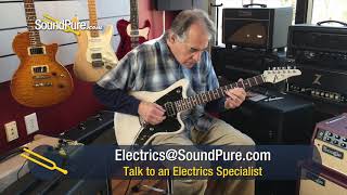 Anderson Raven Superbird TV White Electric Guitar #12-17-17N Quick 'n Dirty