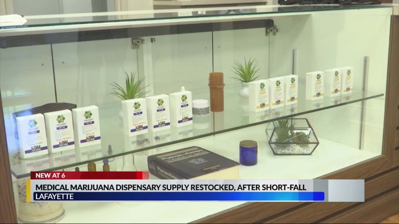 Medical marijuana dispensary supply restocked
