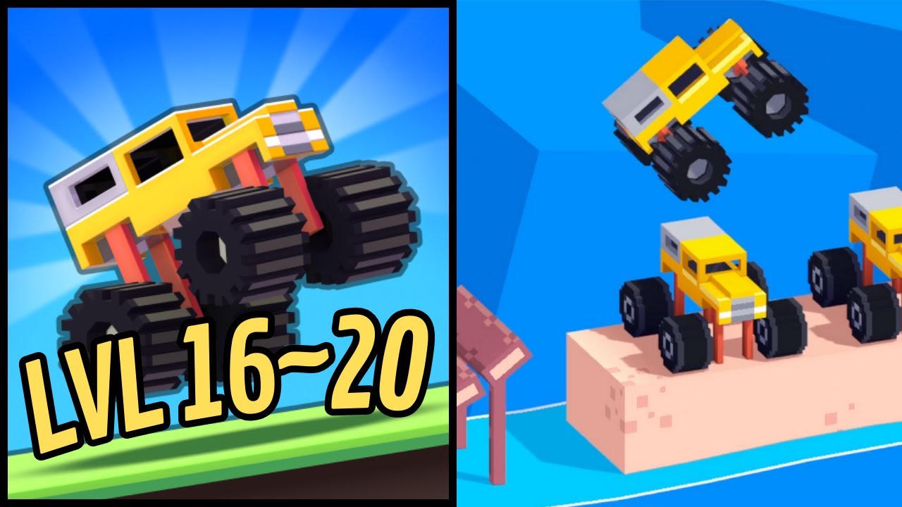 🏅 DRIVE MAD 🐟 LEVEL 16~20 🧩 Gameplay Walkthrough