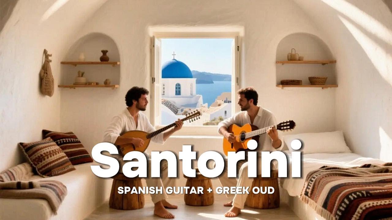 Santorini Serenade Vol. 32 | Flamenco Guitar Magical Music