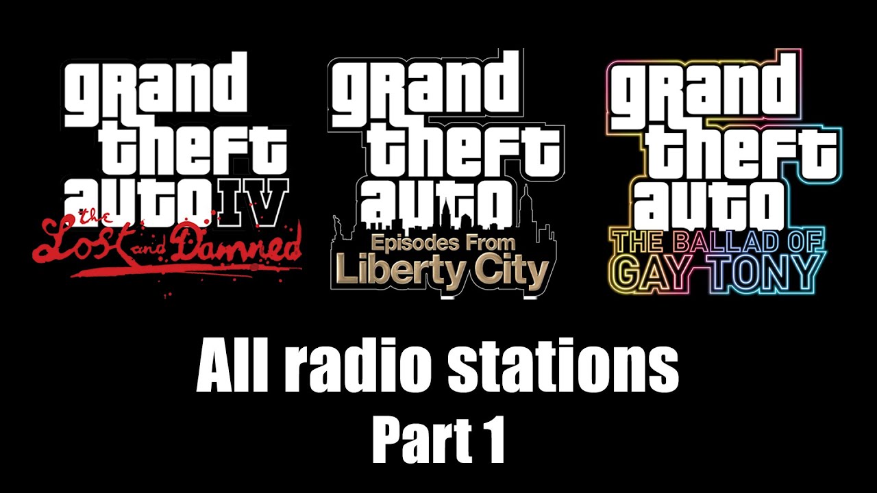 GTA EFLC All Radio Stations Part 1 YouTube 