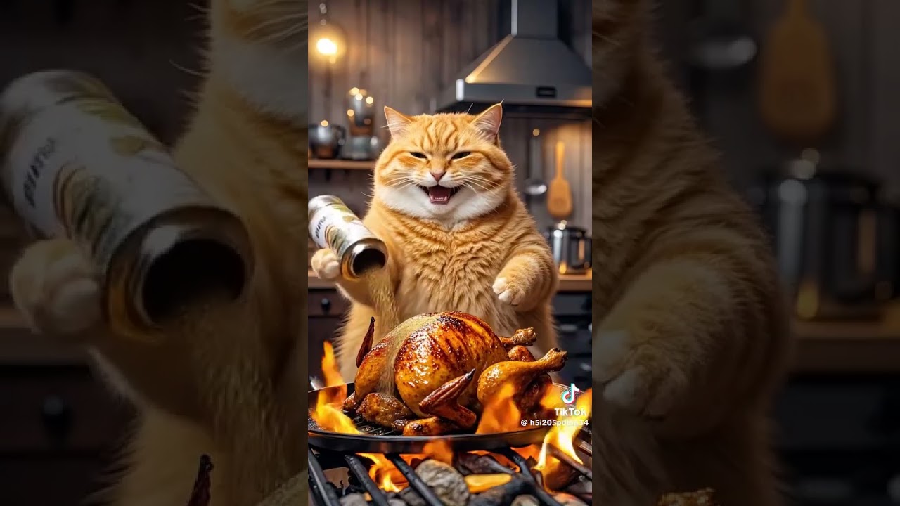 cat 😺 boom 💥 video 