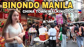 Cny 2026 Updateongpin Stbinondo Manila Philippines china Town Walking Tour In 4k hdr
