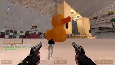 Counter-Strike Zombie Escape Mod, CS Source, Map: ze_bathroom