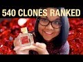 BEST BACCARAT ROUGE 540 DUPES / CLONES : RANKED!!!