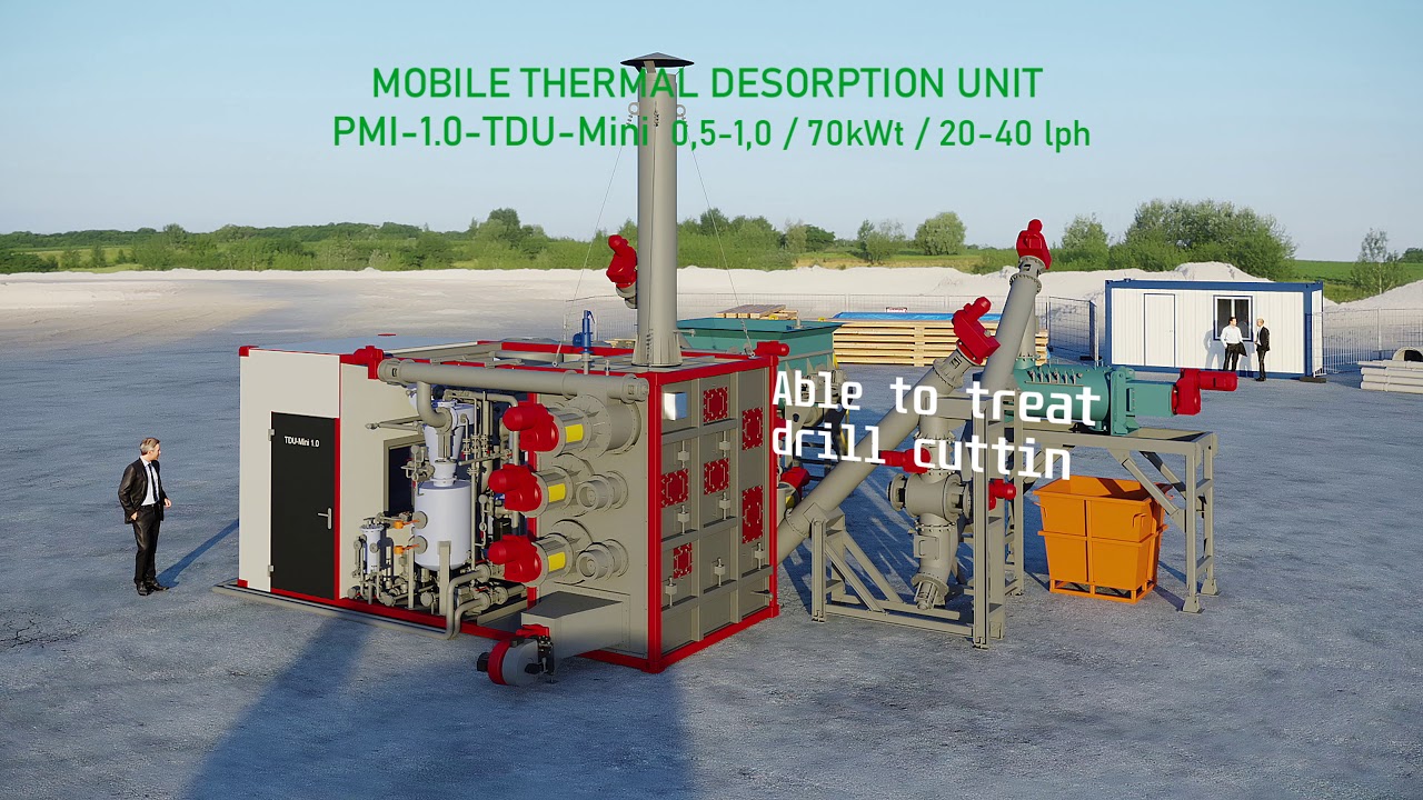 Introducing TDU mini (equipment for drill cuttings treatment)