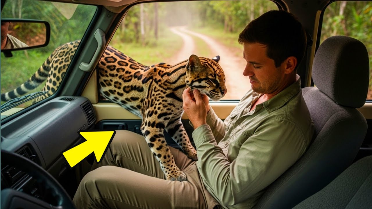 Man Warned Not to Touch Wild Ocelot Cat - But Its Next Move Left Everyone Speechless