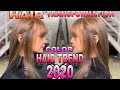 HAIR COLOR TREND 2020 HAIR TRANSFORMATION #TevesSalonandSpa #HairMakeover #HairInspiration