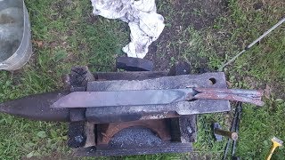 Forging a Socket Handle Seax Part 1