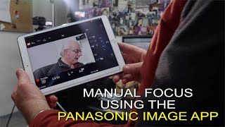 Panasonic Image App Review. Using the app to manual focus the Panasonic GH4 screenshot 2